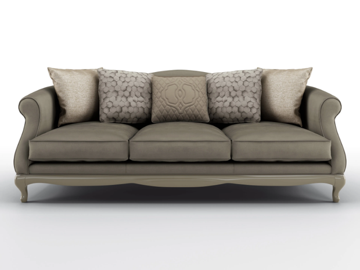 FLY - 3 seater velvet sofa _ BRUNO ZAMPA